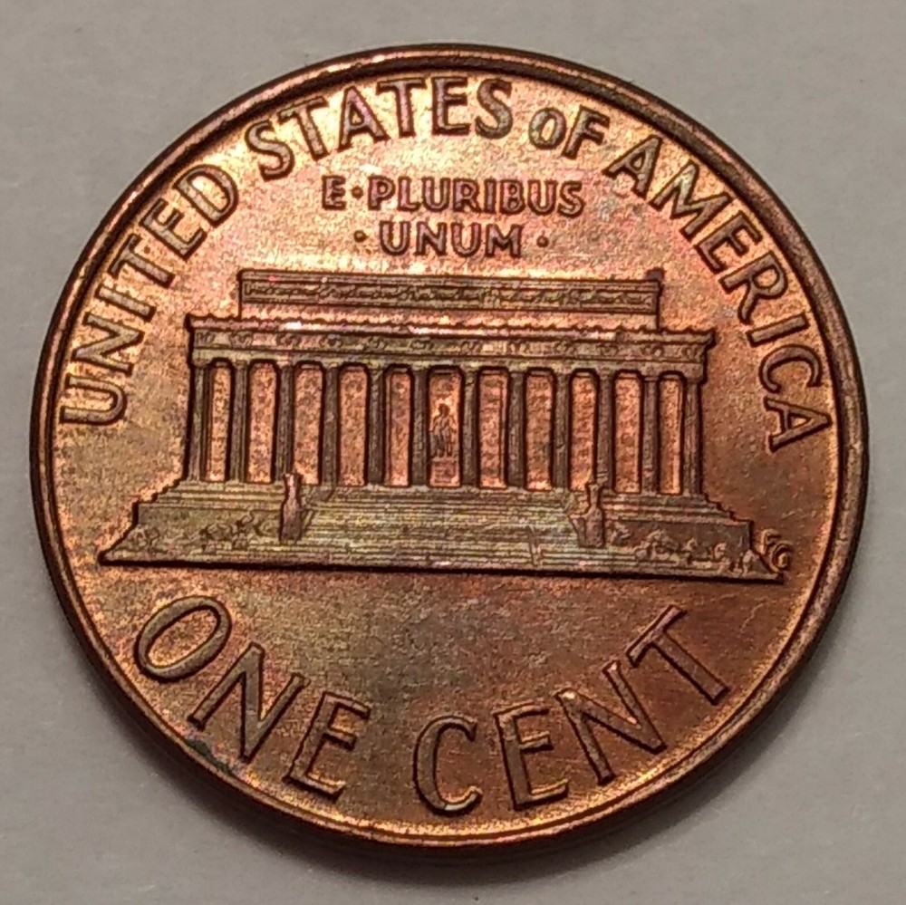 1974 Lincoln Cent ~ RB ~ Toned