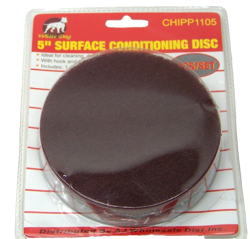 3pcs 5" Surface Conditioning disc Coarse Medium fine Disc Cleaning Hook & Loop
