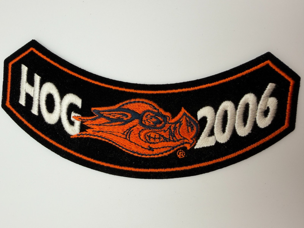 2006 Harley Davidson Owners Group Biker Patch Member Iron On Patch Felt