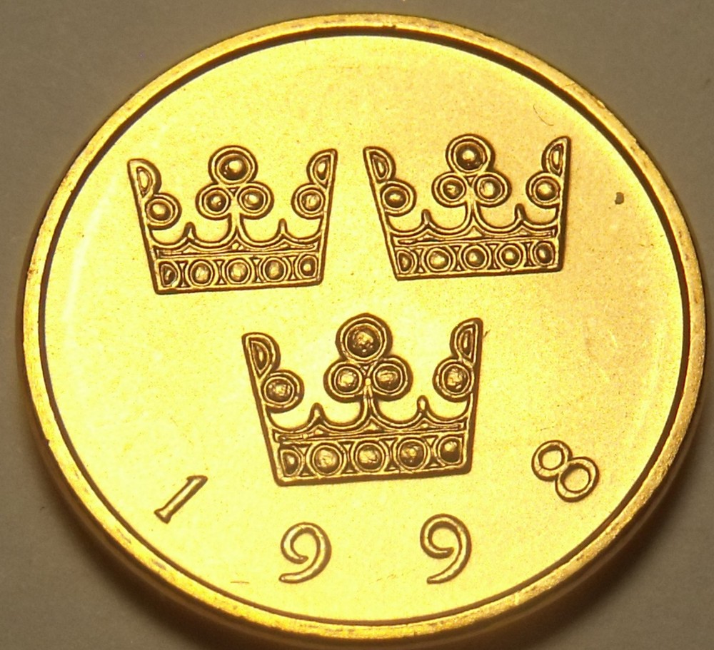 Sweden 1998 50 Ore Unc