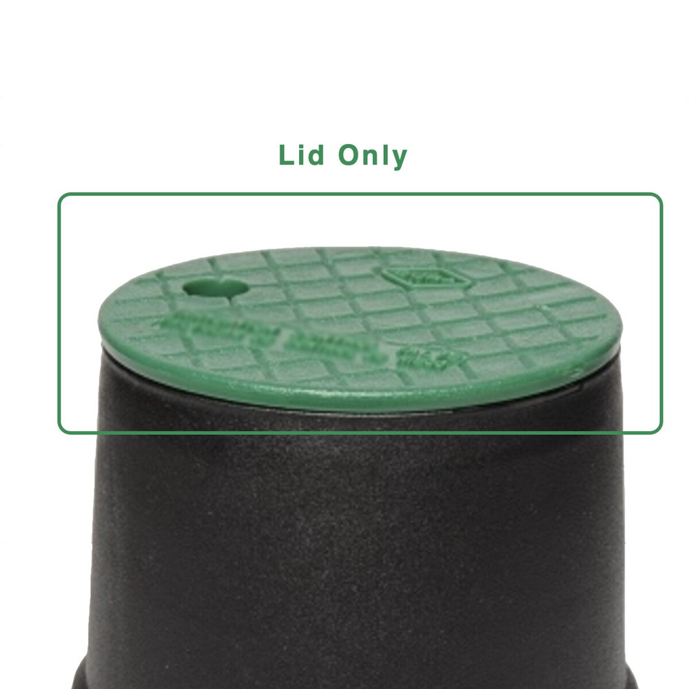 Dura Valve Box Lid, 6" Sewer Identification