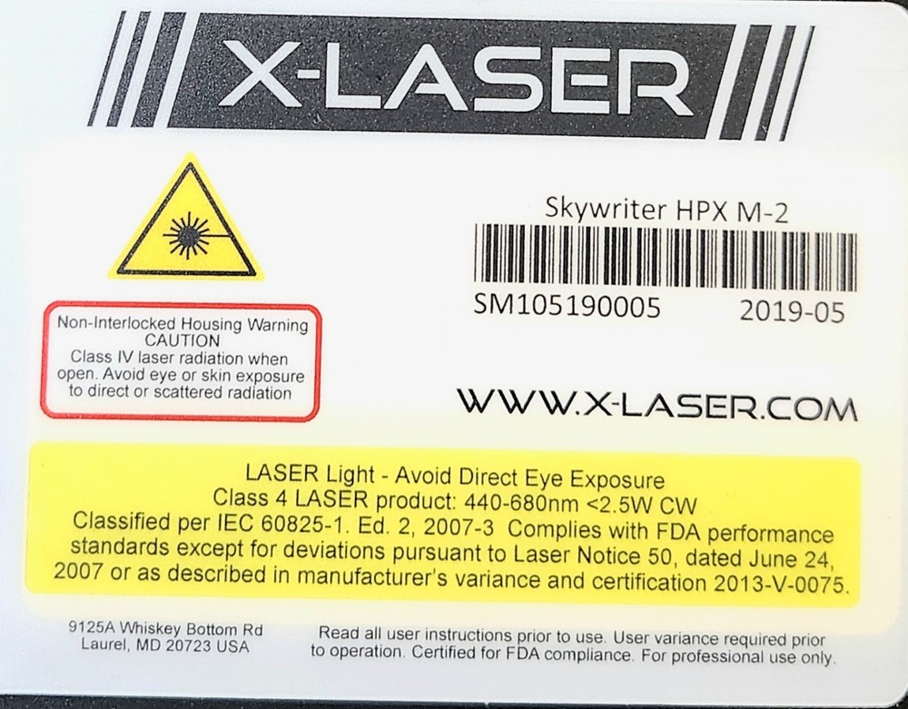 X-Laser Skywriter HPX M-2
