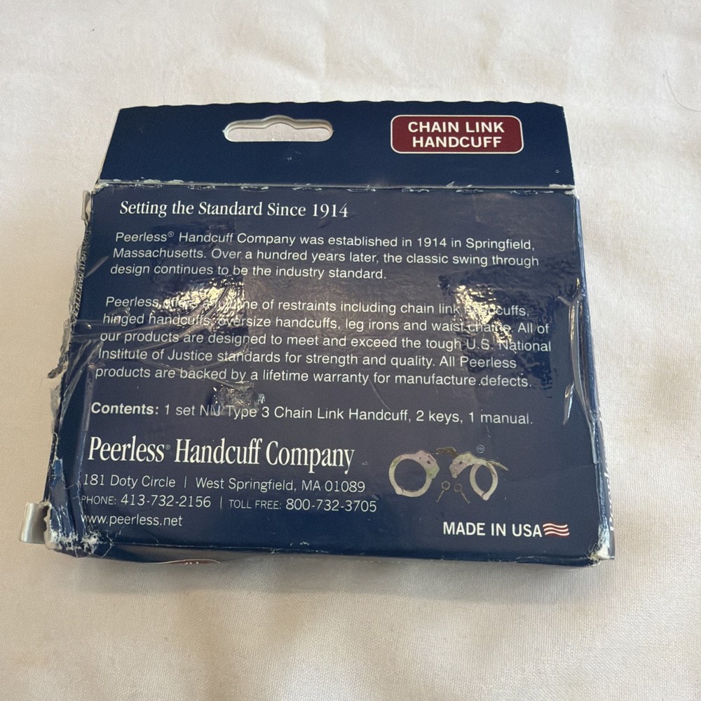 Peerless Model 700 Standard Nickel Handcuff (PEE4710)