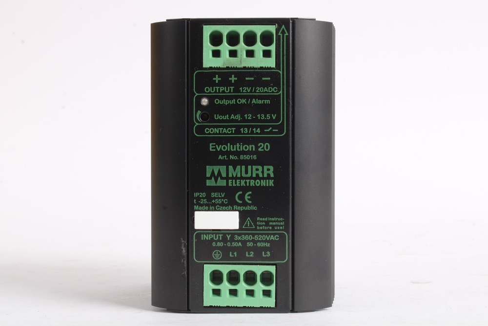 Murr Elektronik Evolution 20 Power Supply 12VDC 20A 85016