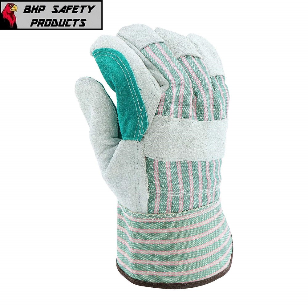 (60 PAIR) WEST CHESTER DOUBLE PALM SPLIT LEATHER WORK GLOVE SIZE LARGE 500DP