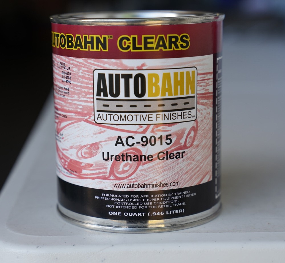 Autobahn AC-9015 Auto Urethane Clear Coat QUART Kit! Medium Hardener Included!
