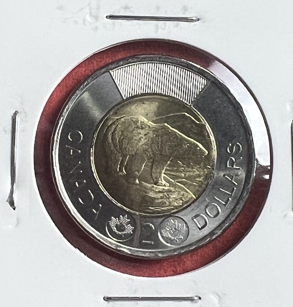 2021 Canada Toonie, $2.00 - from Mint roll