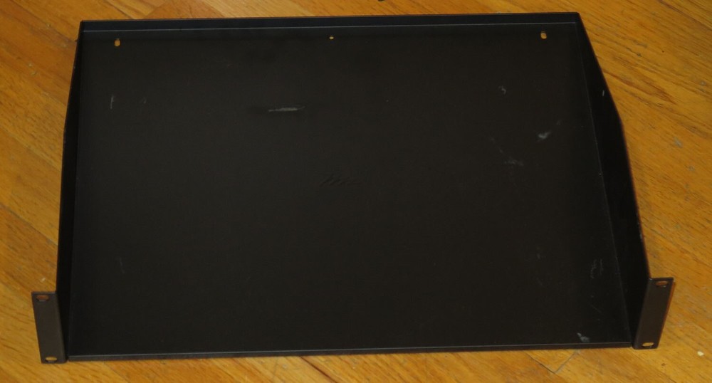 Middle Atlantic Products 2U 19" x 14.5" Solid Bottom Rackmount Shelf - U2 Black