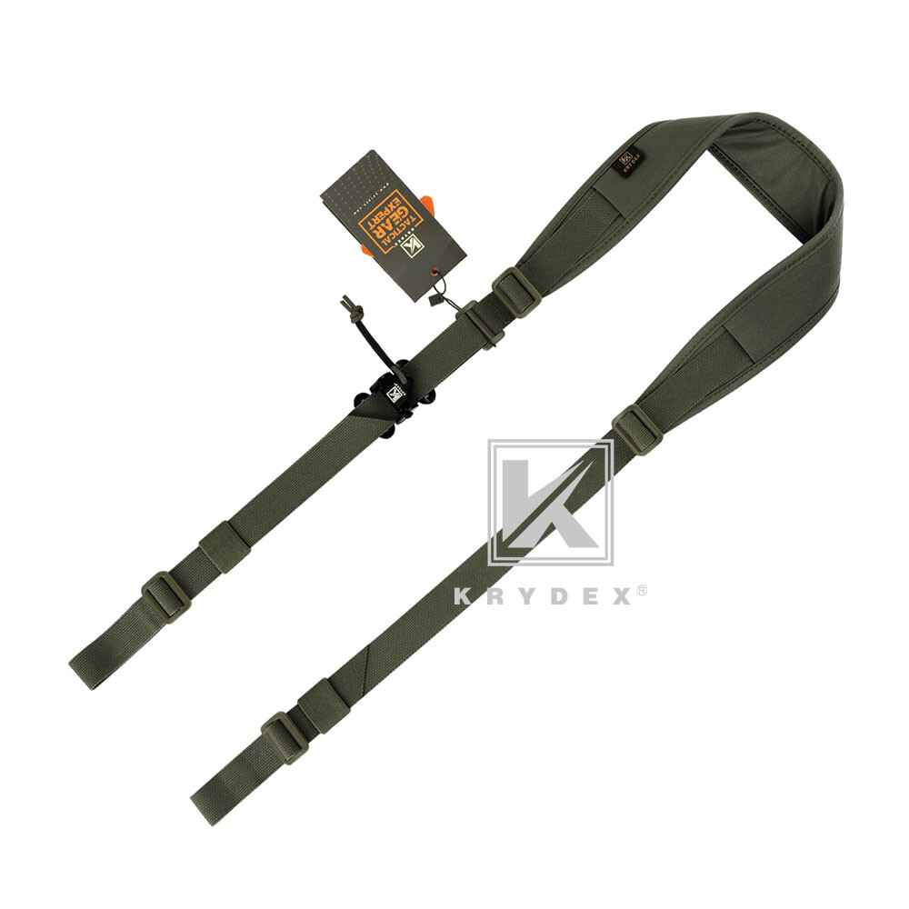 KRYDEX Tactical Sling Strap Modular Slingster Pull Tab Two-Point Quick Adjust RG