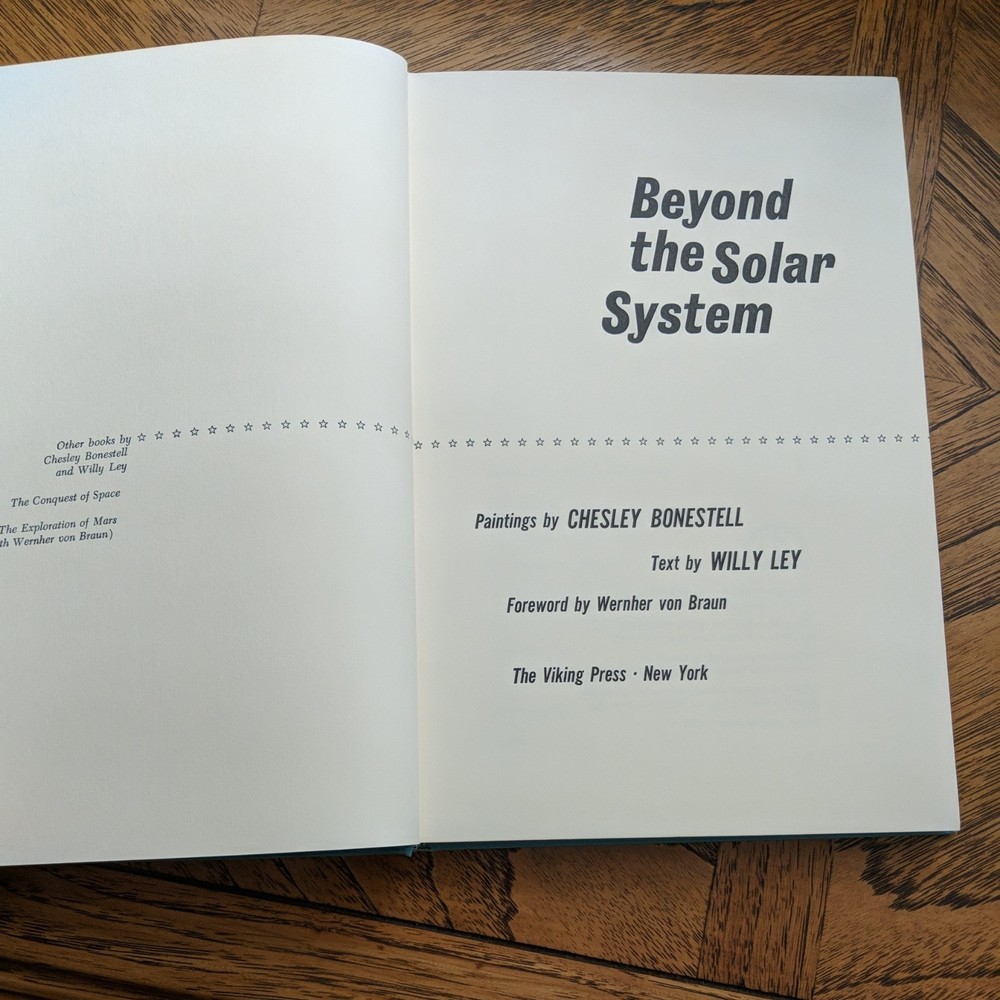Beyond the Solar System by Willy Ley