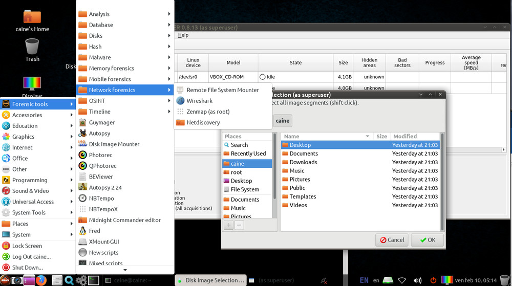 CAINE 13.0 Bootable USB – UEFI & Legacy LIVE/INSTALLER – Digital Forensics Linux