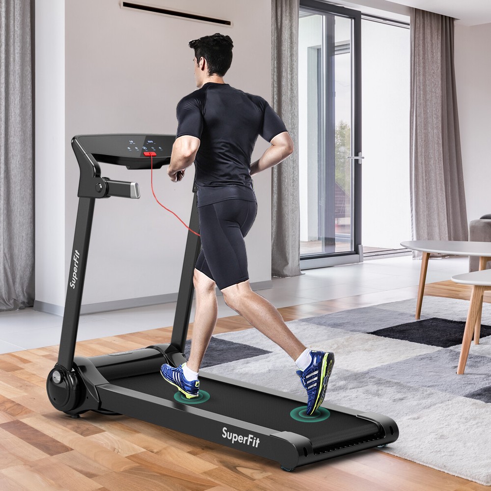 SuperFit 3HP Electric Treadmill Folding Running Machine w/ Speaker