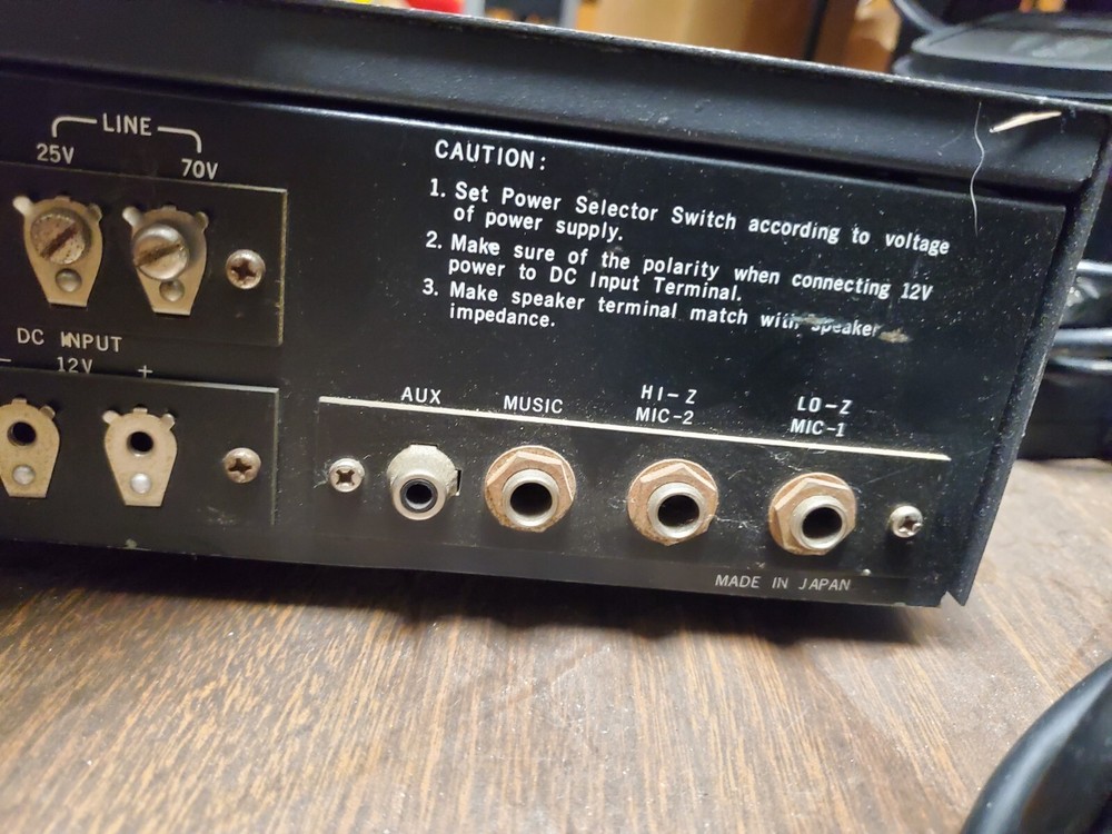 Philmore Solid State Public Address Amplifier PA-230 Silver Box Powers W Lights