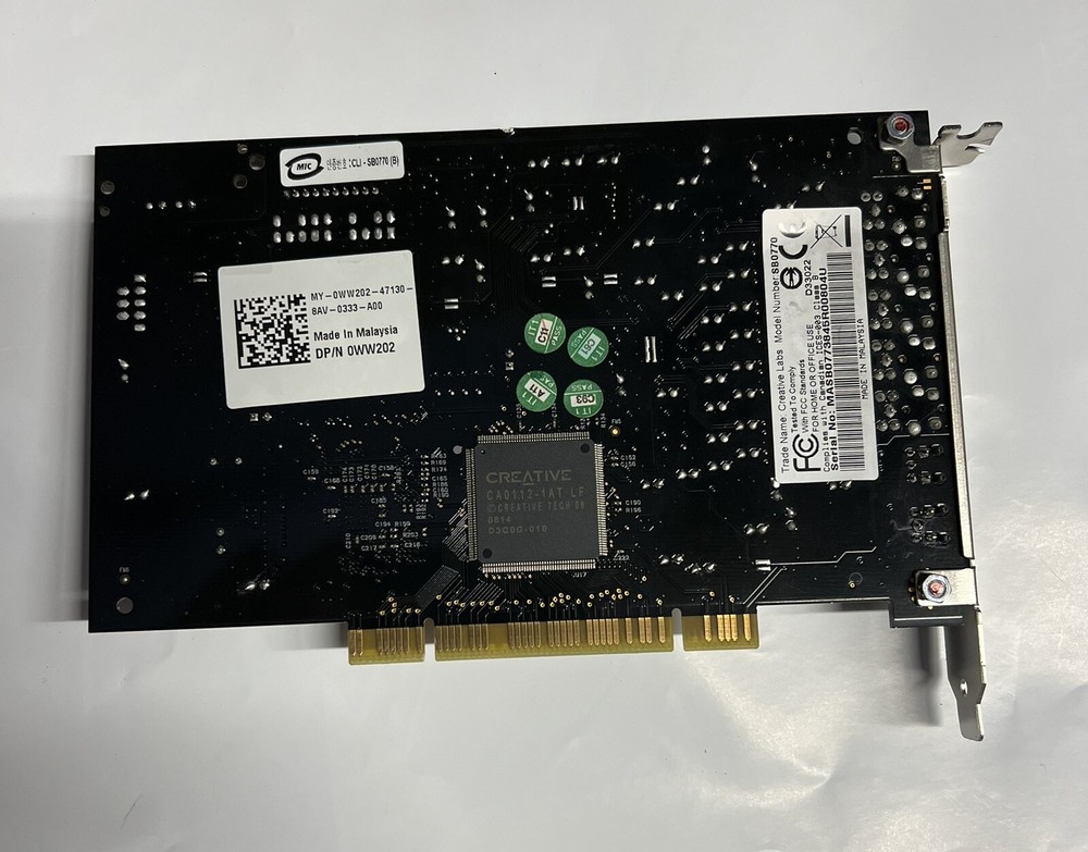 Creative Labs SB0770 Sound Card
