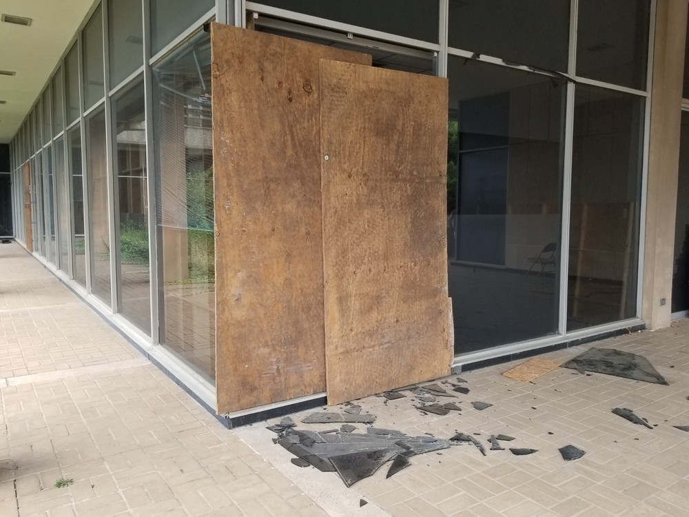 Stranger Things Hawkins Lab Tinted Window Glass Location Piece