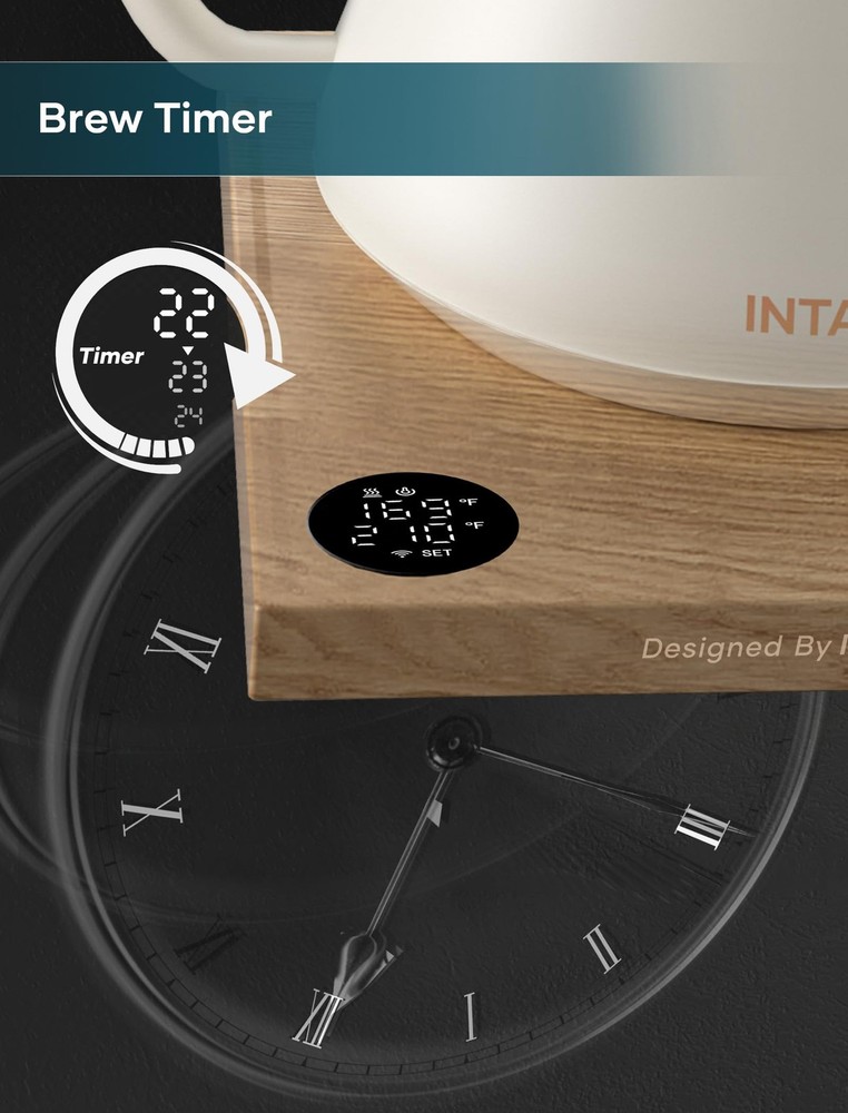 Electric Kettle, Gooseneck Electric Kettle, ±1℉ Precise Temperature Control, ...