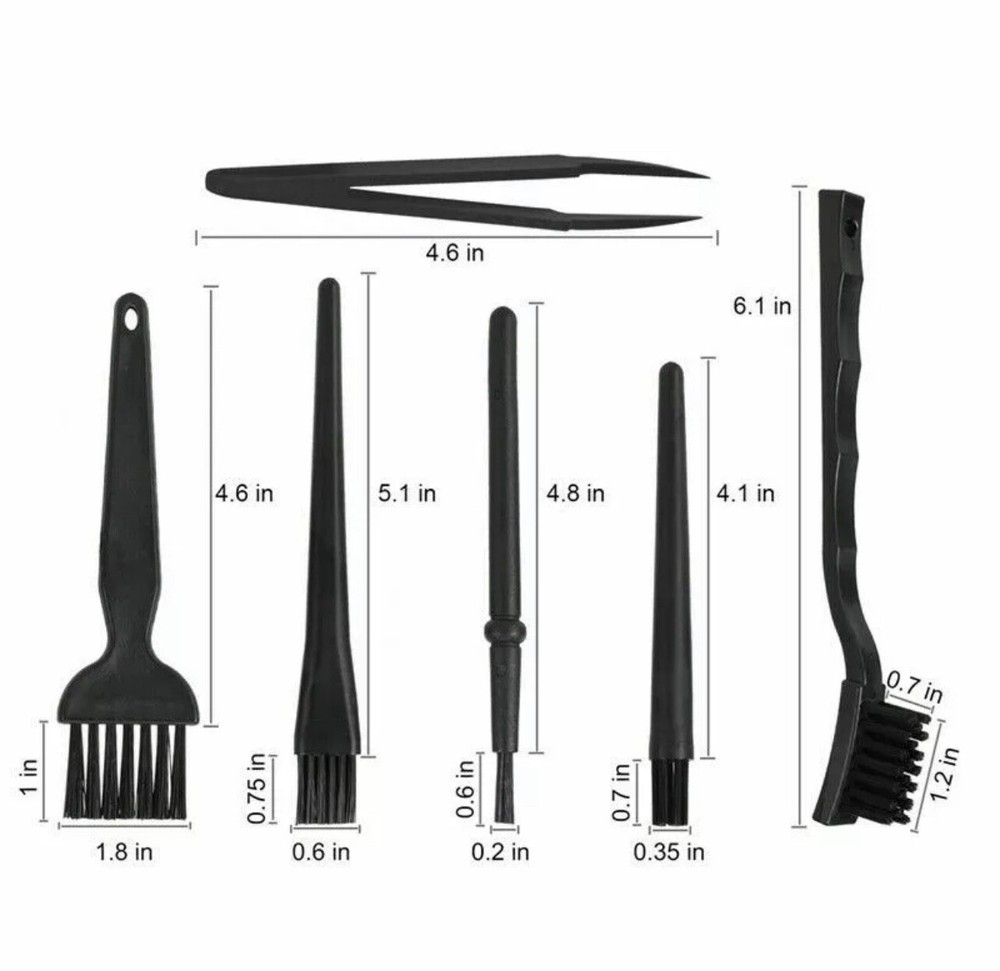 6Pc Keyboard Cleaning Brush Kit Tools Computer Anti-static For Laptop MacBook PC