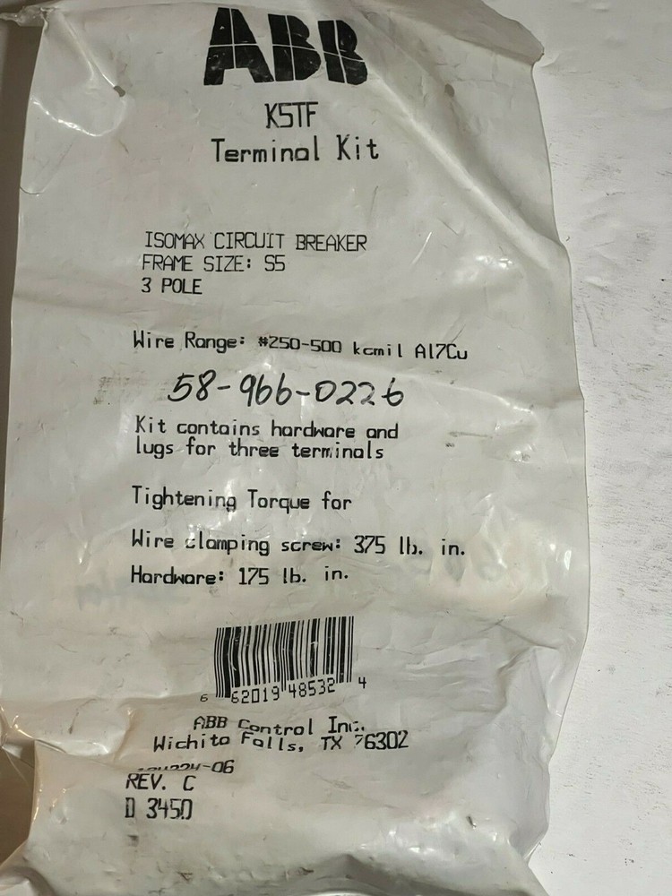 ABB Terminal Kit K5TF nos old stock