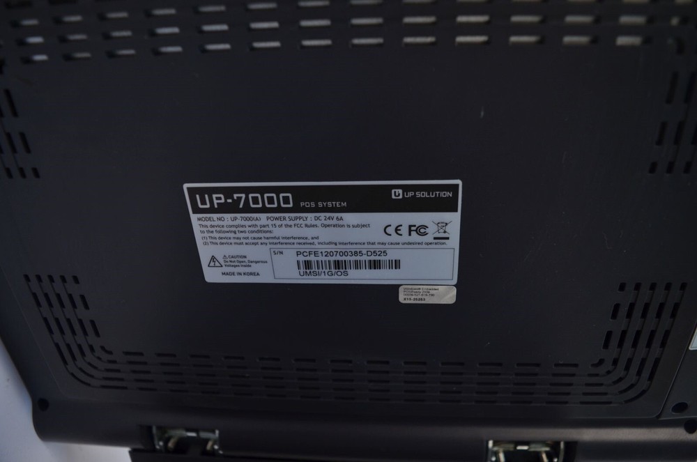 UP-Solution UP-7000 POS Touch Screen Computer Integrated Card Reader w/o Adapter