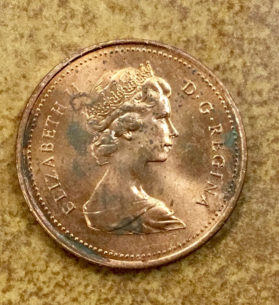 1979 Canada Cent Mint Error Double date re-engraved