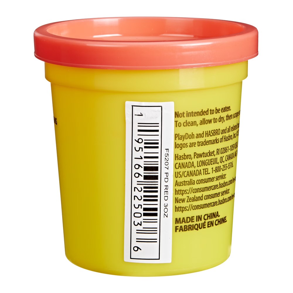 Red Modeling Dough Single Can Play Compound