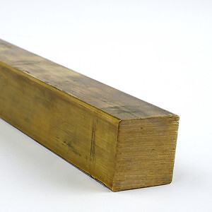 0.75" Brass Square Bar 360-H02 Extruded : 36.0"