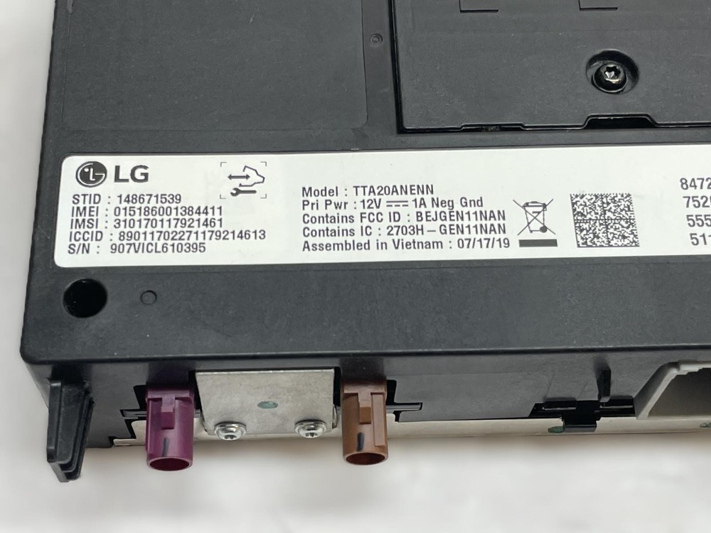 2020 CHEVY SILVERADO 2500 Communication Telematics Control Module OEM 84720629
