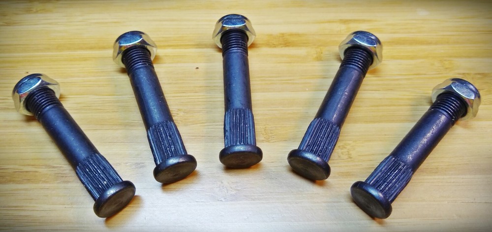 New! Pack of Five/ High Performance / Replacement Kingpins+Top & Bottom Washers!