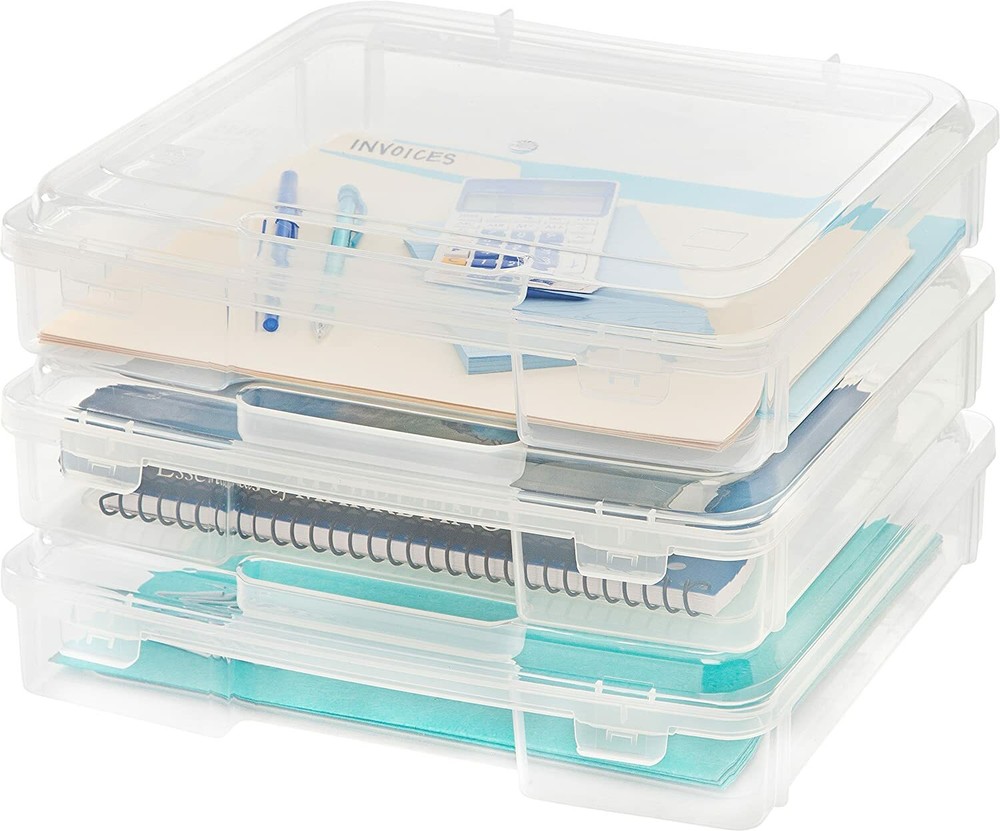 Portable Project Case, Thick, Clear