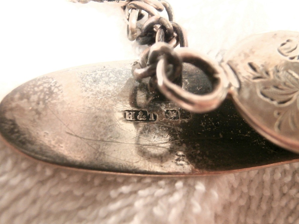 STERLING SILVER CHATELAINE GLASSES CASE 1891!! HILLIARD & THOMASON-BIRMINGHAM!