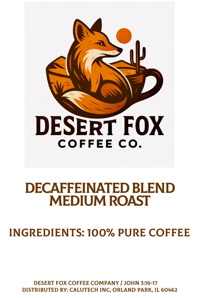 Decaffeinated | Medium Specialty Decaf Roast | Fresh Roasted | Desert Fox Coffee
