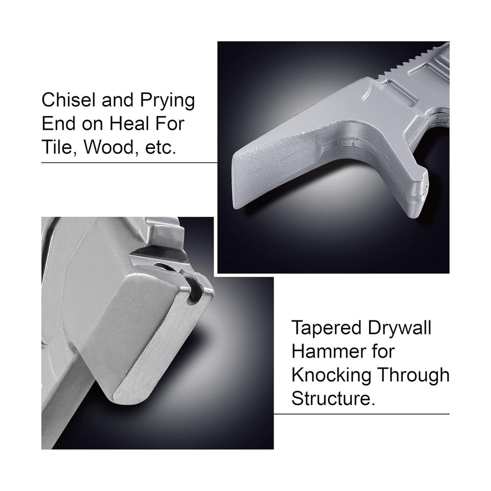 Vaughan 15 Inch Multi-Function Demolition Tool, Hammer, Nail Puller, Multi-Us...