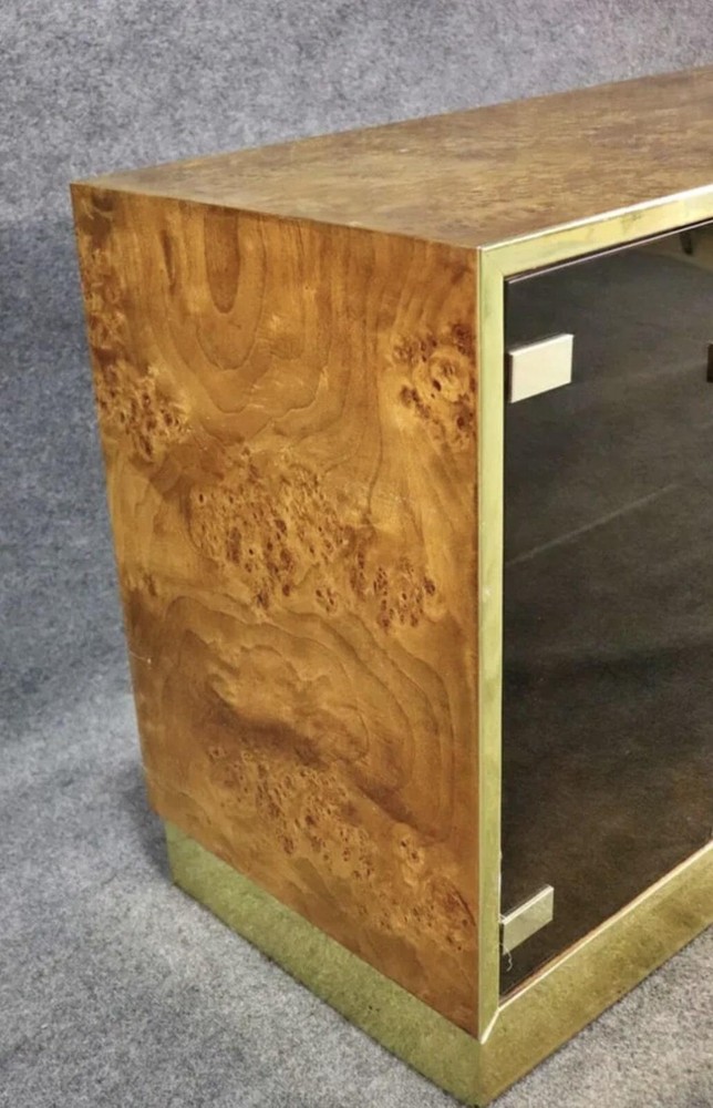 Burl & Brass Credenza by Founders