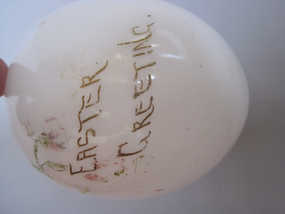 Glass Blown EASTER EGG Victorian 4.5" Antique