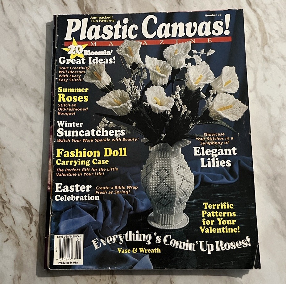 (12) Plastic Canvas Magazines 1989-1998