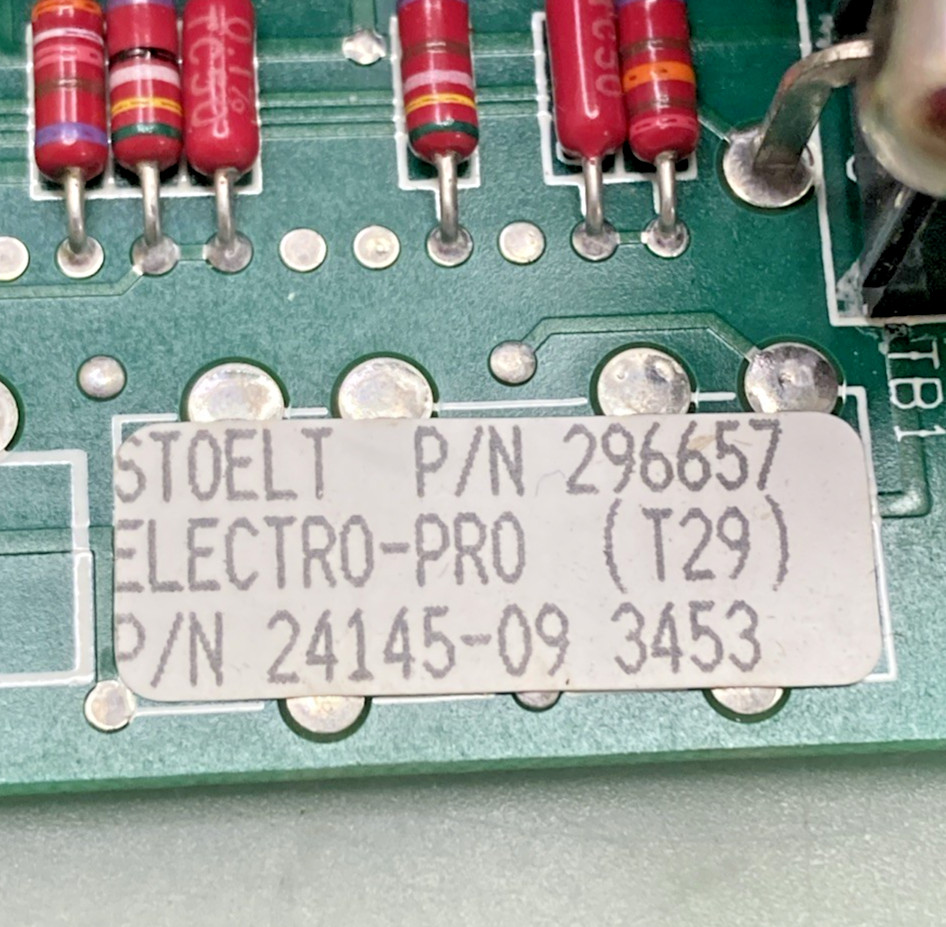 NEW GENUINE STOELTING 296657 TEMPERATURE CONTROL WITH EXTERNAL SWITCH