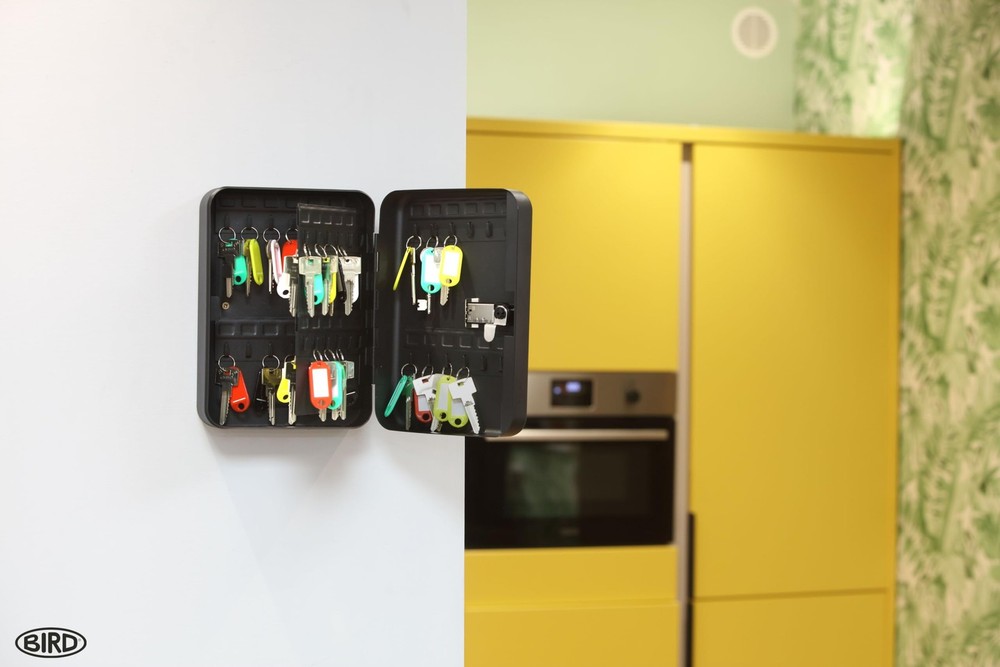 Black 48 Key Combination Key Cabinet