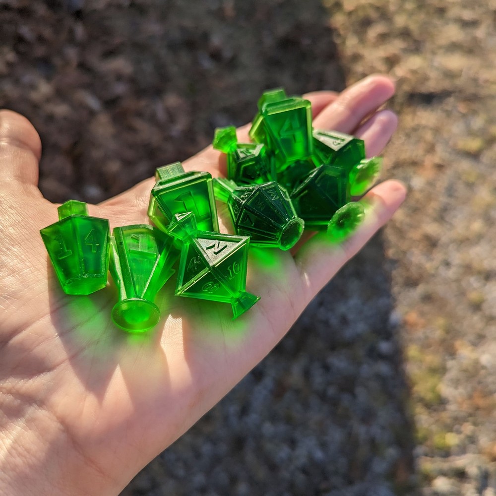 Emerald Potion Potion Dice Rapturous Dice TTRPG Gift Game Master Gift Nerd