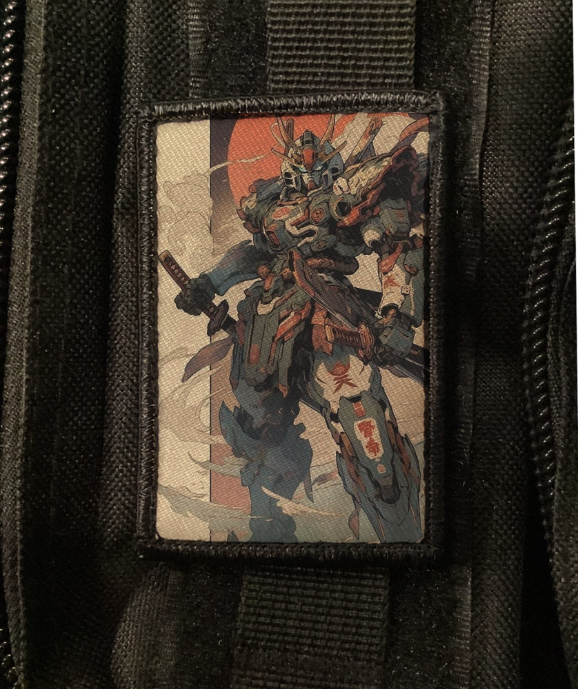 Gundam Robot Patch Morale Army Tactical Hook [sub]