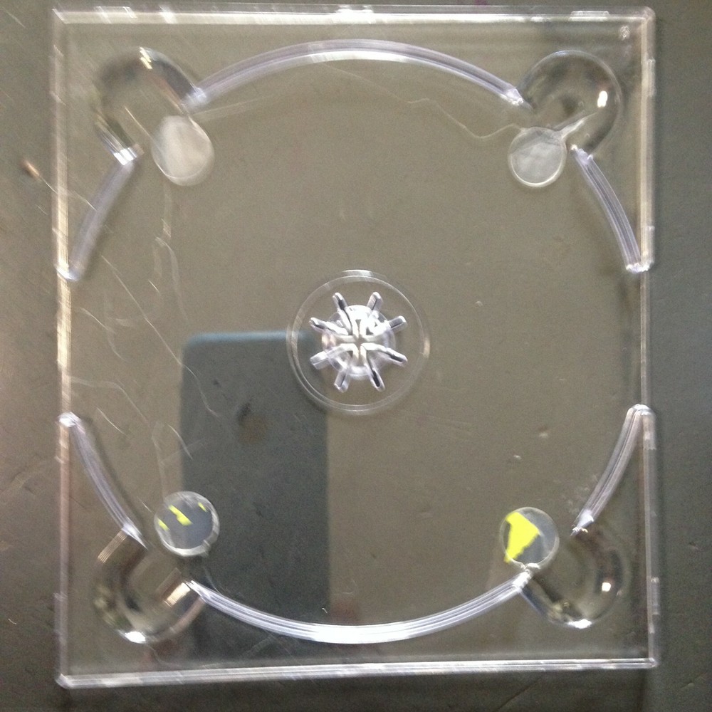 3 Replacement Clear Plastic Single Disc Holders for Digipak CD Cases, READ Desc.
