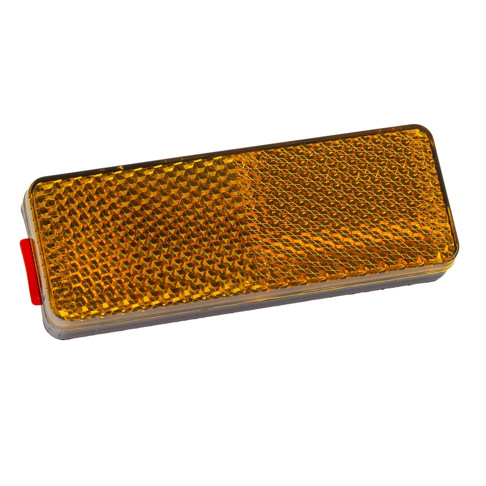 Gabelklebereflektor " Curved ", Rectangular, E-Certified