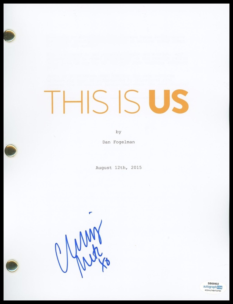 Chrissy Metz "This Is Us" AUTOGRAPH Signed Complete Pilot Episode Script ACOA