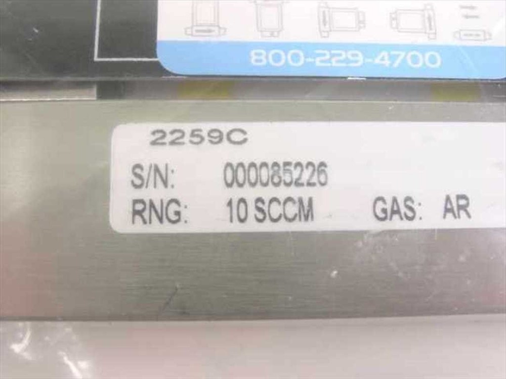 MKS Mass Flow Controller MFC 200 SCCM 2259C