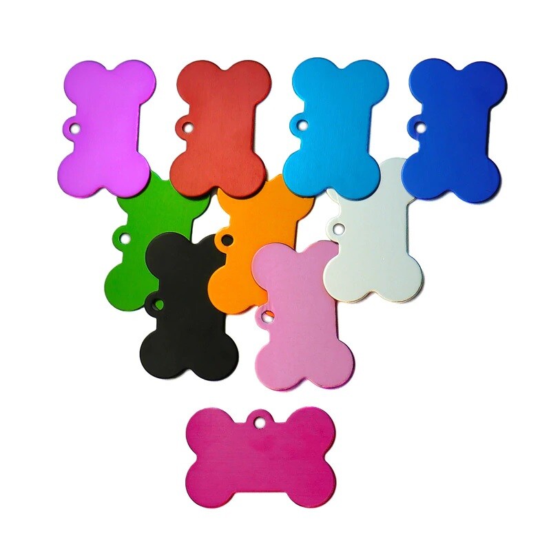 Custom Engraved Dog Tag Pet ID with split ring Personalized tag, CHARMS