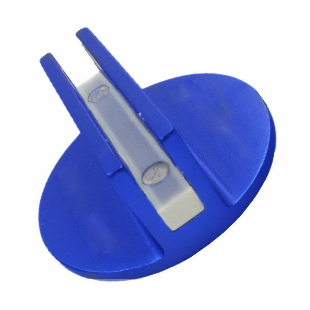 Universal Slotted Magnetic Jack Pad Pinch Weld Frame Rail Adapter Blue