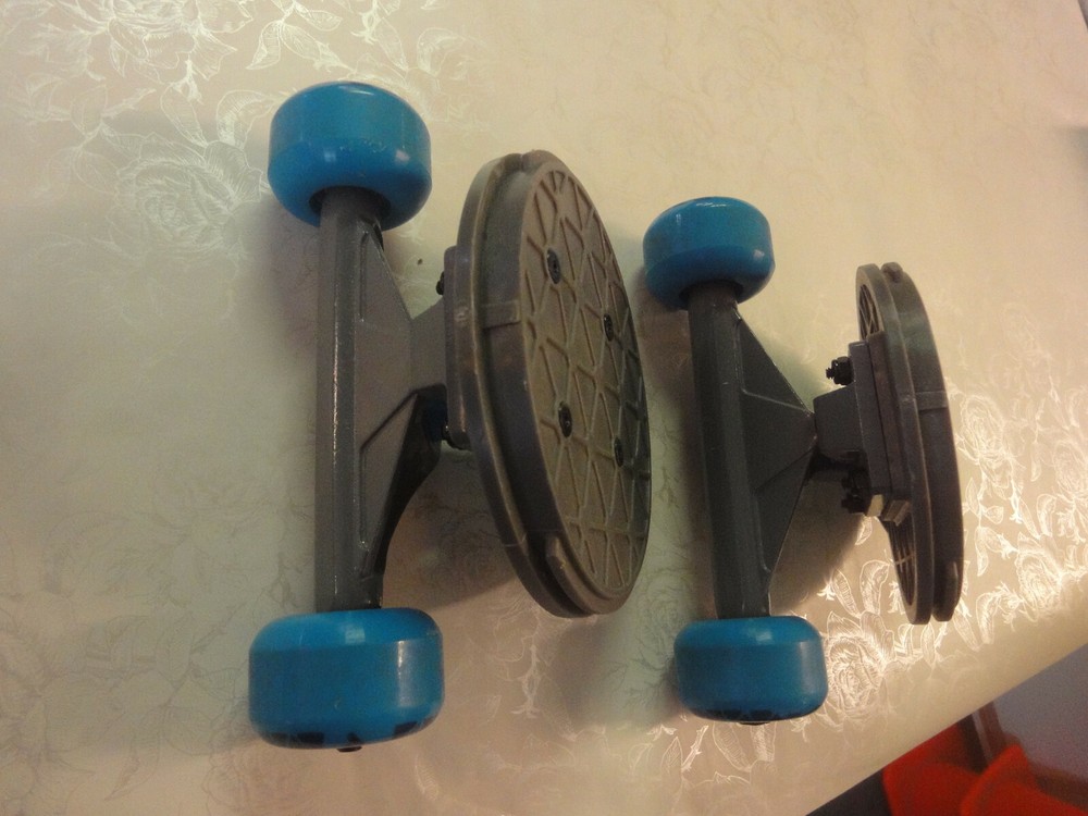 morfboard interchangeable skateboard WHEELS ONLY blue gray