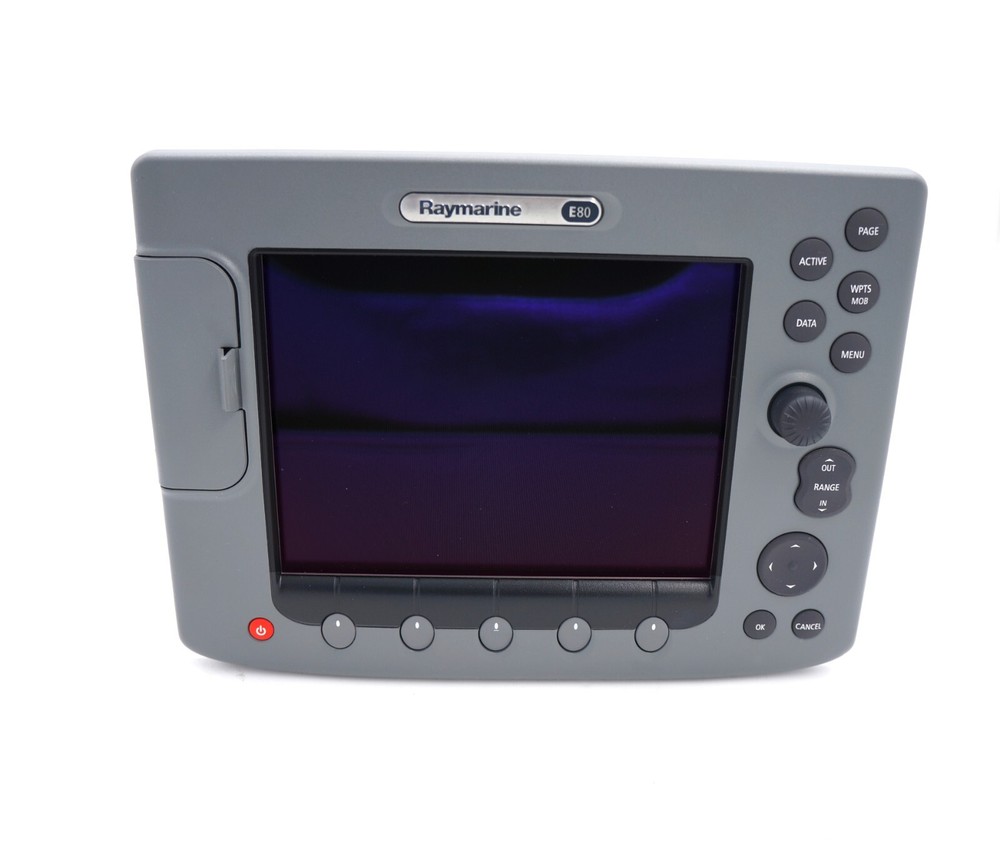 RAYMARINE E80 Classic MFD Display Chartplotter Radar Screen E02011 + Cables