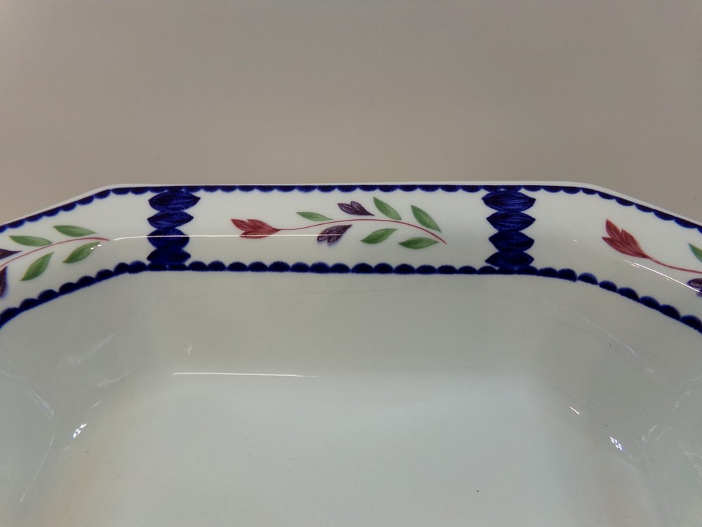 Adams English Ironstone Lancaster Oval / Rectangular Serving Bowl