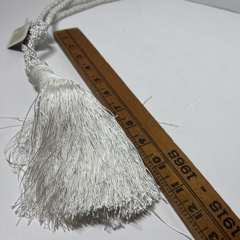 White Versailles Drapery Tassel