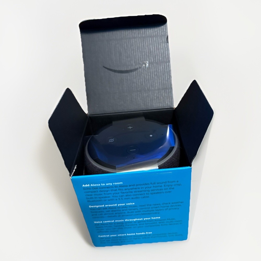 Amazon Echo Dot (3rd Generation) Smart Speaker - Charcoal